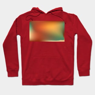 blue, gold and red abstract colour Hoodie